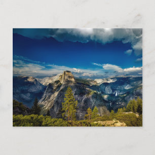 Lege Yosemite-vallei in het Nationaal Park Yosemit Briefkaart