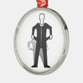 Lege zakjes metalen ornament (Links)