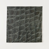 Lege zwarte alligator lederen textuur, dicht bij e wandkleed (Voorkant (horizontaal))