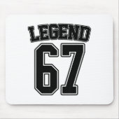 Legend 67 Six Seven Srts Number Varsity Team 67th  Muismat (Voorkant)