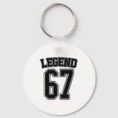 Legend 67 Six Seven Srts Number Varsity Team 67th  Sleutelhanger (Voorkant)