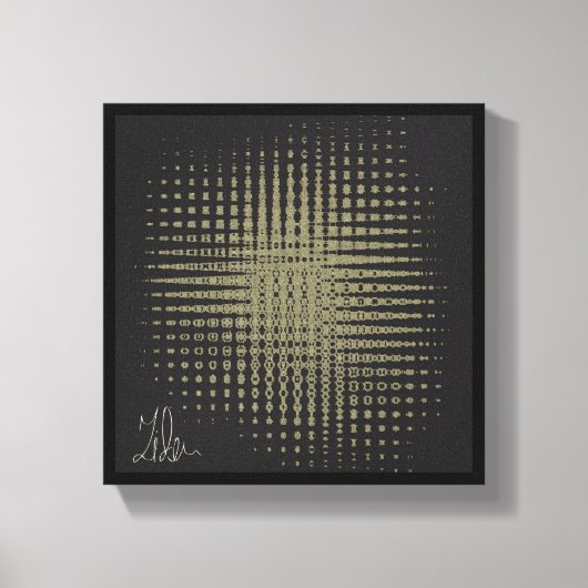 Legend - Abstracte kunst uitgerekt doek Canvas Afdruk (Voorkant)