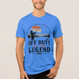 'Legend buiten dienst' Vintage vissen Tri-Blend Shirt