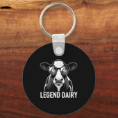 Legend Dairy, Cool Cow With Sungles  Sleutelhanger (Voorkant)