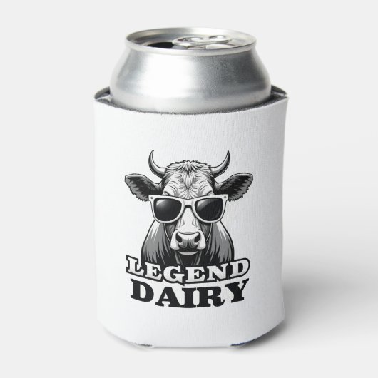 Legend Dairy Funny Farmer Cow Farmer Pun Graphic T Blikjeskoeler (Blikje Voorkant)