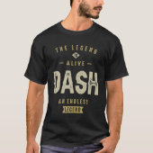 Legend Dash Funny Persoonlijke naam T-shirt (Voorkant)
