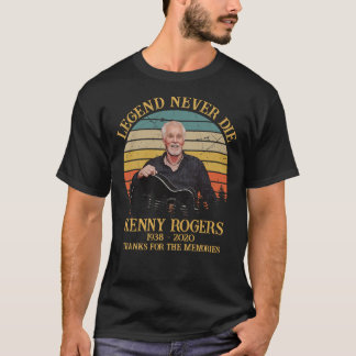 Legend die Kenny Rogers Bedankt voor de T-shirt