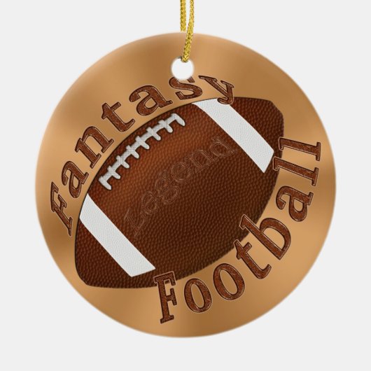 Legend Fantasy Football Ornaments Keramisch Ornament (Voorkant)