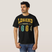 Legend from 2004 Man Myth , 2004 Legend Bday Gift T-shirt (Voorkant volledig)
