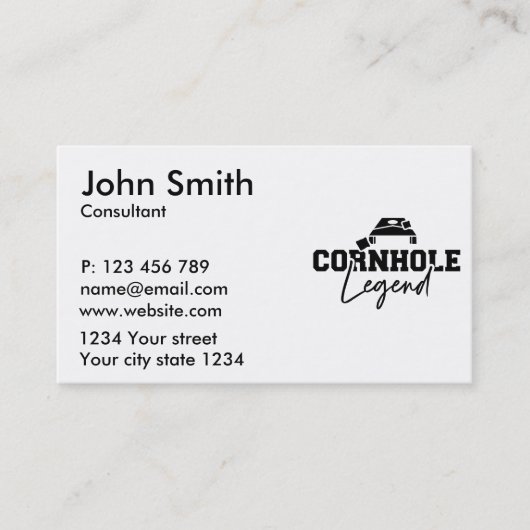 Legend gat visitekaartje (Voorkant)