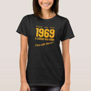 Legend Geboren in 1969  feestdag T-shirt