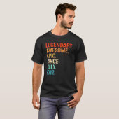 Legend Geweldige EPIC sinds juli 2012 9e Bi T-shirt (Voorkant volledig)