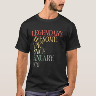 Legend Geweldige epic sinds mei 1970 51th bi T-shirt