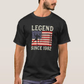 Legend Handball Player Since 1982 Handballer Handb T-shirt (Voorkant)