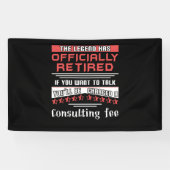 Legend Has Officially Retired Funny Retiulation Spandoek (Horizontaal)