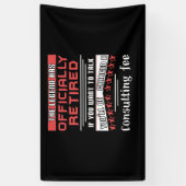 Legend Has Officially Retired Funny Retiulation Spandoek (Verticaal)