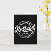 Legend heeft 2025 gepensioneerd Niet mijn probleem Kaart (Gele Bloem)