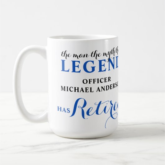 Legend heeft zich ingehaald in Blue Line Personate Koffiemok (Links)