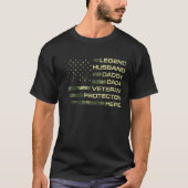 Legend Husband Daddy Dada Veteran Protector Hero F T-shirt (Voorkant)