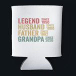 Legend Husband vader opa Birthday Blikjeskoeler<br><div class="desc">grappig,  ,  retro,  verjaardag,  gave,  vader,  man,  koppel,  opa,  legende</div>