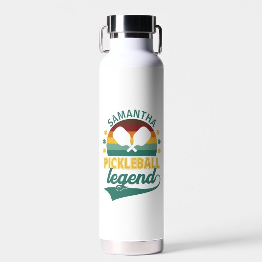 Legend Monogram Pickle Ball Pickleball Waterfles (Voorkant)