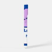 Legend Never Die Bold Typography Motivational Desi iPhone 15 Case (Rechterkant)