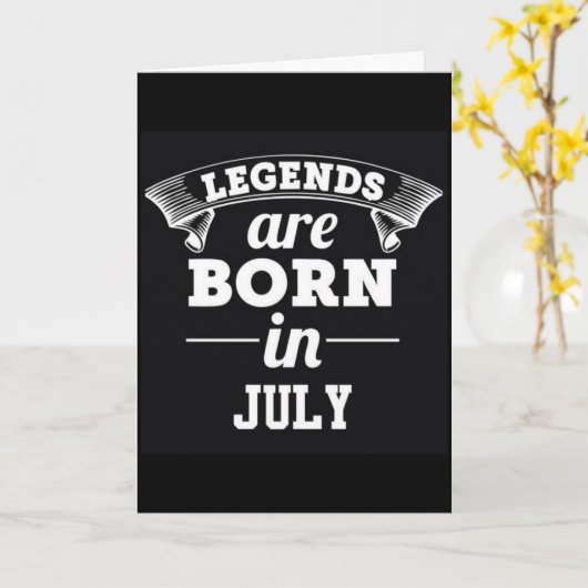 *LEGEND OF ALL TIME* VERJAARDAG JUNI KAART (Gele Bloem)