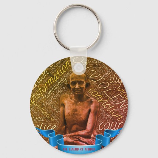 Legend of Gandhiji Sleutelhanger (Voorkant)