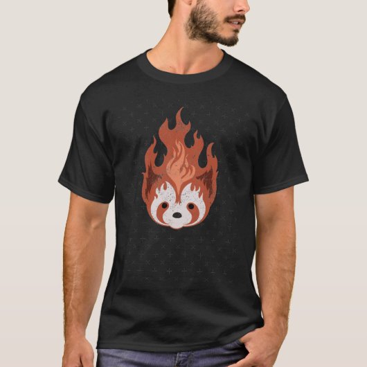 Legend of Korra Fire Ferrets Pro Bending Emblem no T-shirt (Voorkant)