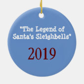 Legend of Santa's Sleighbells 2019 Ornament (Achterkant)
