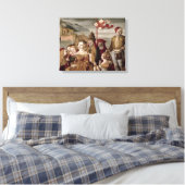 Legend of St. Ursula, c.1530 (olie op het paneel) Canvas Afdruk (Insitu (Slaapkamer))