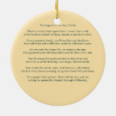 Legend of the Sand Dollar Ornament (Achterkant)