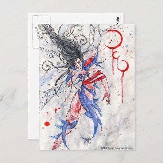 Legend of the Three Moons Gothic Briefkaart (Voorkant / Achterkant)