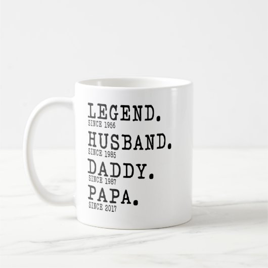 Legend papa shirt koffiemok (Links)