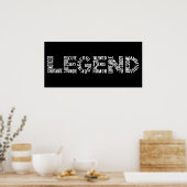 Legend poster - pas aan! (Keuken)