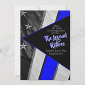 Legend retires politieretirement Party Kaart (Voorkant)