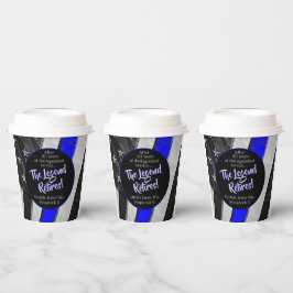 Legend retires politieretirement Party Papieren Bekers