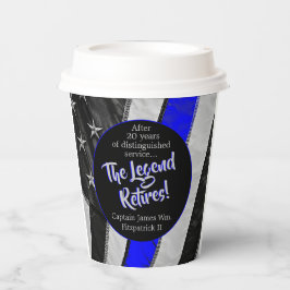 Legend retires politieretirement Party Papieren Bekers