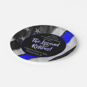 Legend retires politieretirement Party Papieren Bordje (Gekanteld)