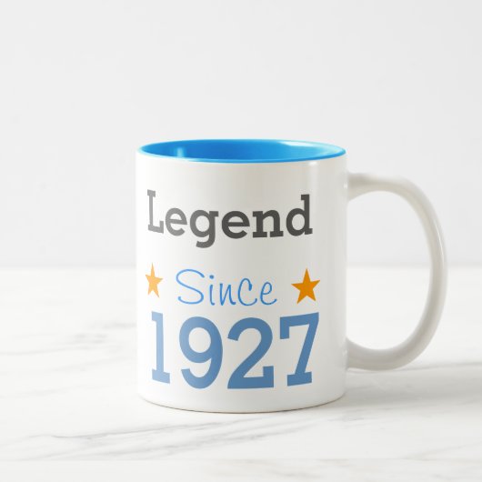 Legend Since 1927 Tweekleurige Koffiemok (Rechts)