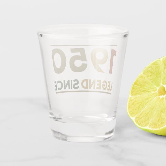 Legend Since 1950 Shot Glas (Achterkant)