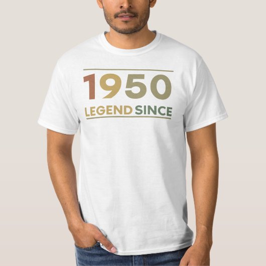 Legend Since 1950 T-shirt (Voorkant)