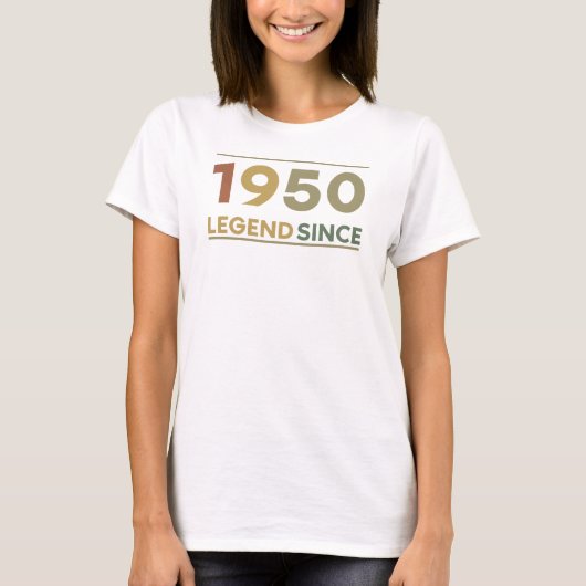 Legend Since 1950 T-shirt (Voorkant)