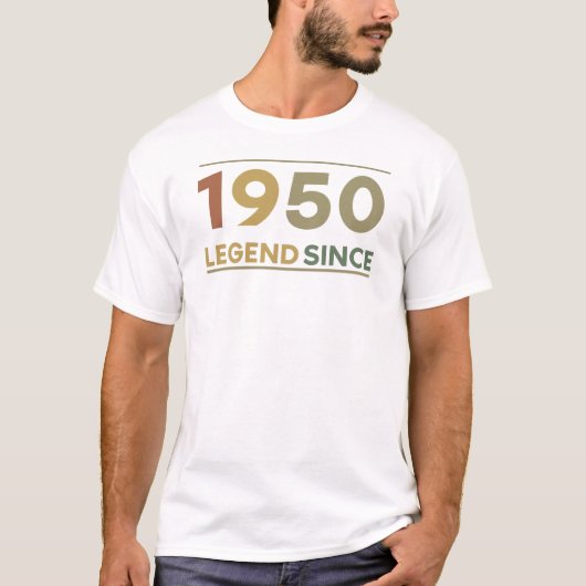Legend Since 1950 T-shirt (Voorkant)