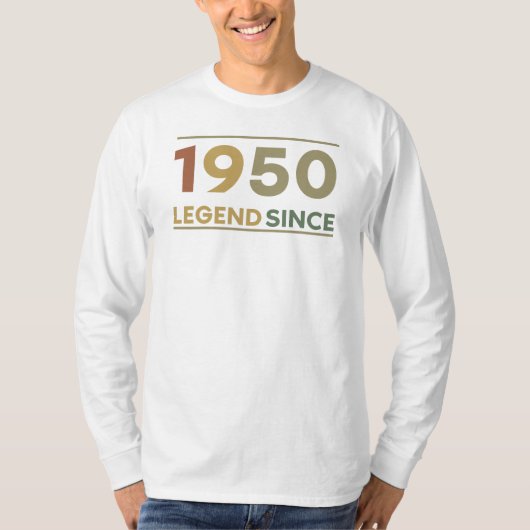 Legend Since 1950 T-shirt (Voorkant)