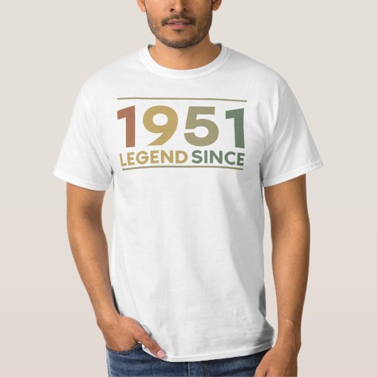 Legend Since 1951 T-shirt (Voorkant)