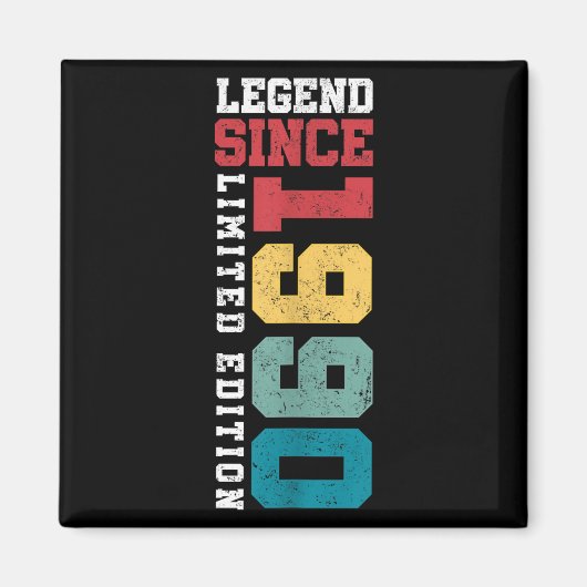 Legend Since 1990 Limited Edition 35 Year Old 35th Magneet (Voorkant)