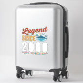 Legend Since 2000 Birthday Retro Vintage Sticker (Koffer)