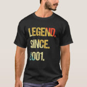 Legend Since 2001 T-shirt (Voorkant)