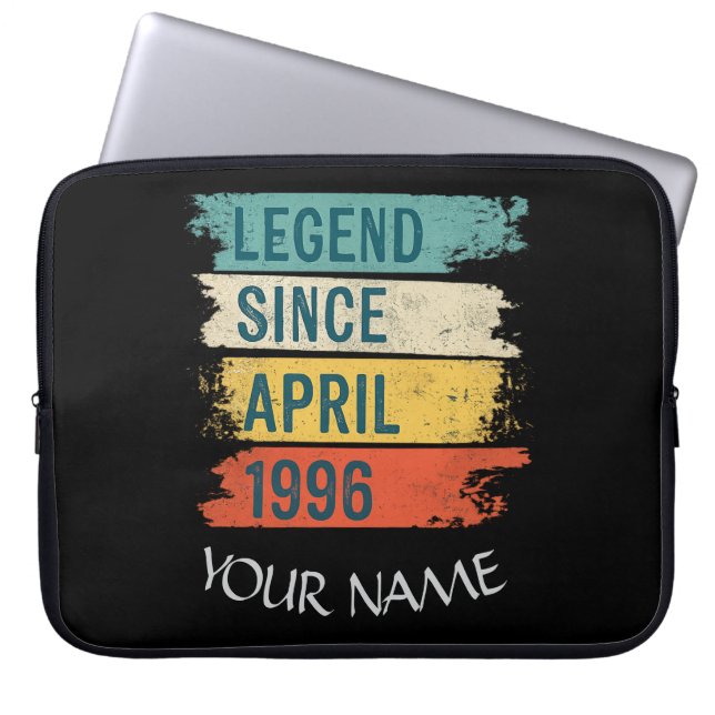 Legend Since April 1996 Laptop Sleeve (Voorkant)
